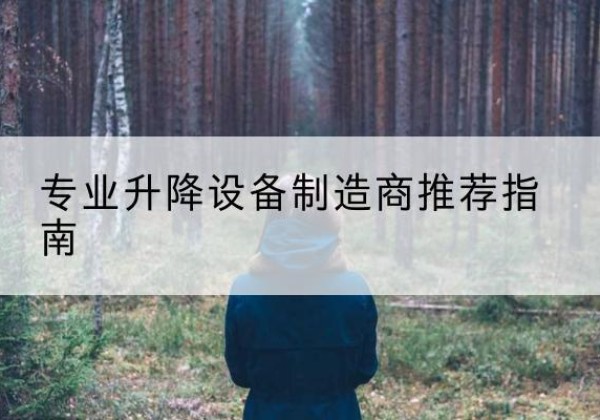 宝塔电动剪叉升降平台厂家-专业升降设备制造商推荐指南